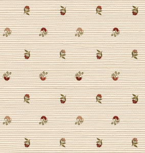 Laila Grasscloth Wallpaper in Sangria