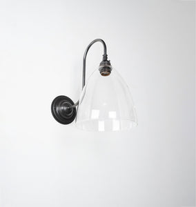 Ledbury Wall Sconce Bronze Clear Large