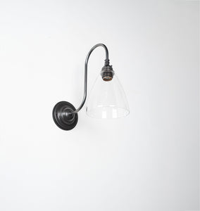 Ledbury Wall Sconce Bronze Clear Medium