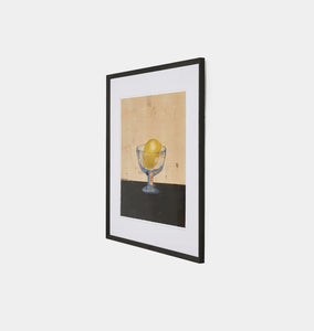 Lemon Cup by Coup Framed Print