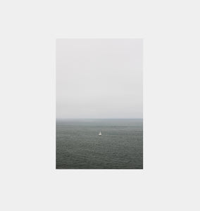 Lone Sailboat by Parker Thornton Print