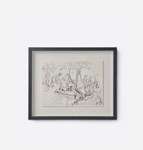 Sainte Agnès, French, 1979 Framed
