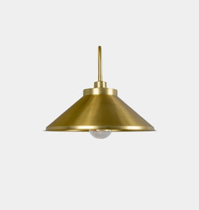 Rio Swan Neck Wall Light Satin Brass