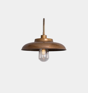 Darya Swan Neck Wall Light Antique Brass