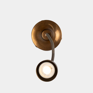 Sydney Loft Wall Light Antique Brass