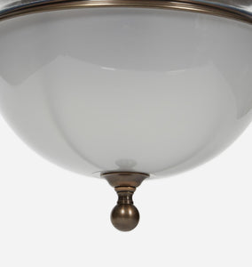 Pisa Brass & Glass Globe Pendant