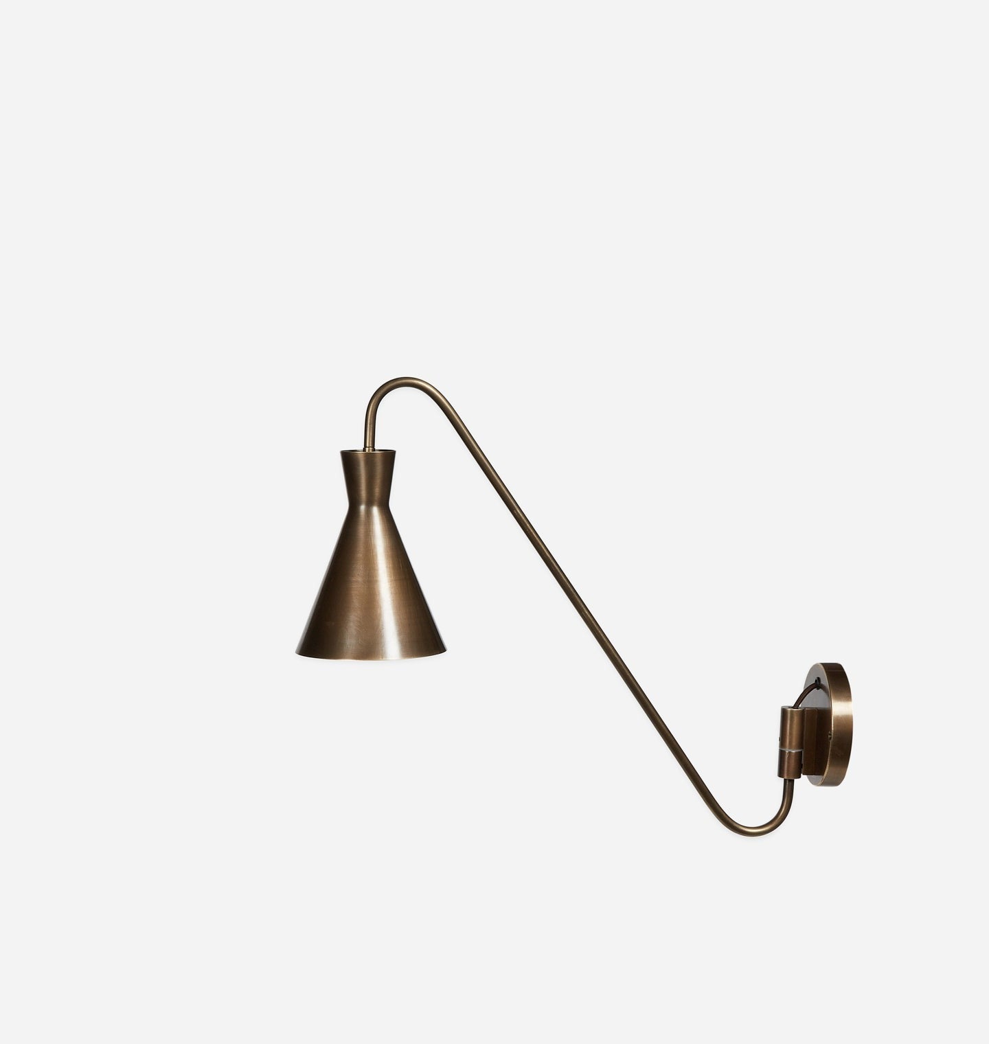 Forli Pivoting Brass Sconce