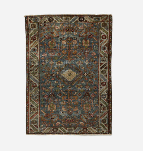 Vintage Hand Knotted Malayer Rug 3'4
