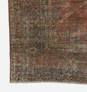 Vintage Hand Knotted Mahal Rug 11'0" x 13'8"