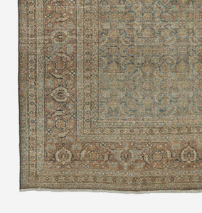 Vintage Hand Knotted Tabriz Rug 10'0" x 13'2"