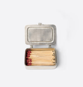 Pewter Match Box with Striker