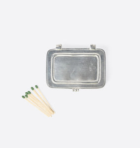 Pewter Match Box with Striker