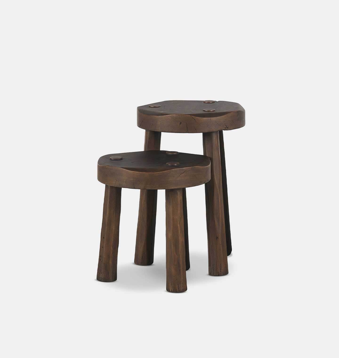 Maha Accent Stool S/2 | Shoppe Amber Interiors