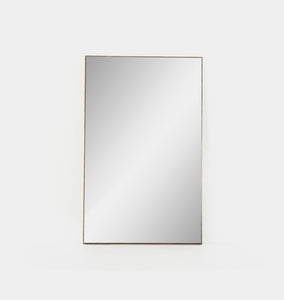 Maisy Floor Mirror Polished Brass