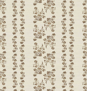 Marisol Stripe Grasscloth Wallpaper Barley