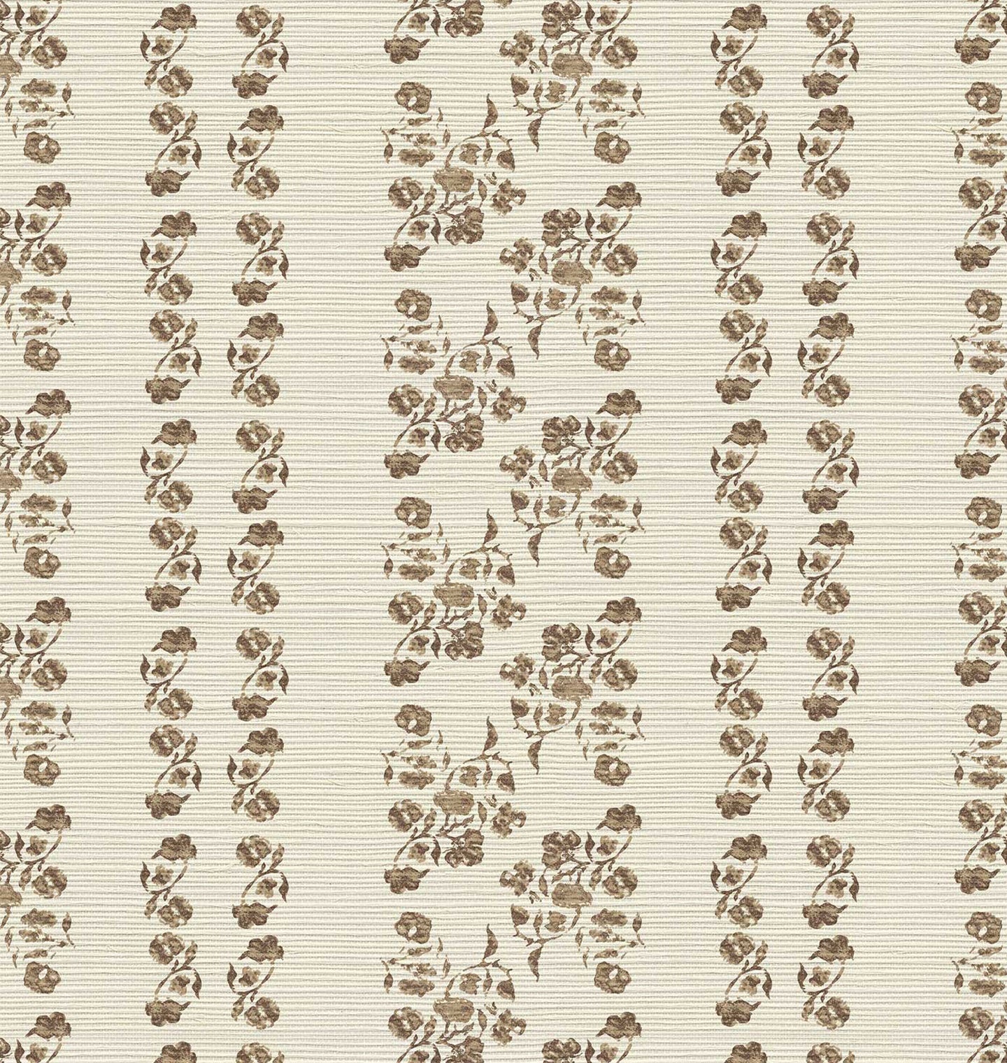 Marisol Stripe Grasscloth Wallpaper Barley