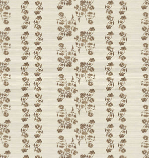 Marisol Stripe Grasscloth Wallpaper Barley Sample