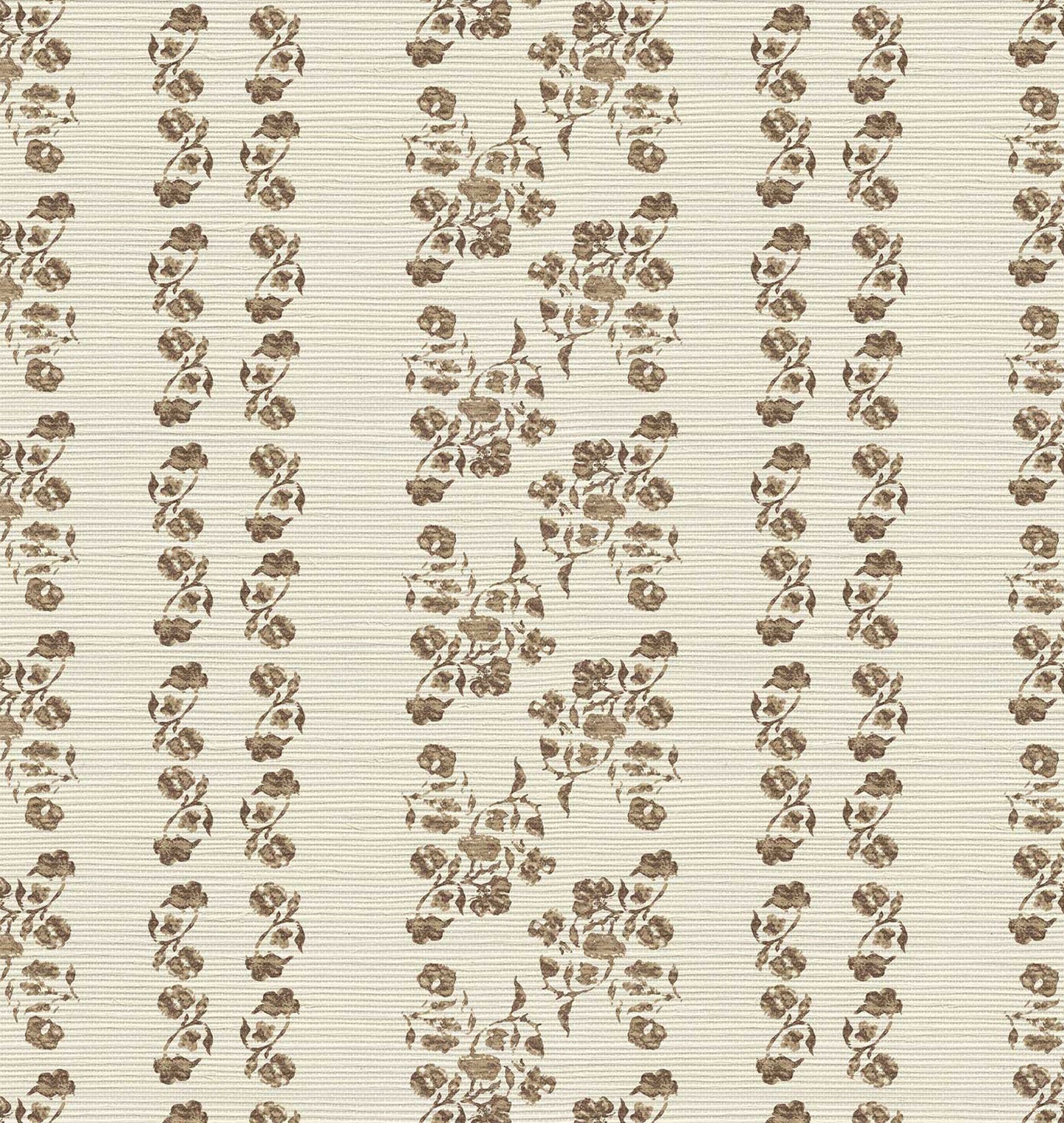 Marisol Stripe Grasscloth Wallpaper Barley Sample