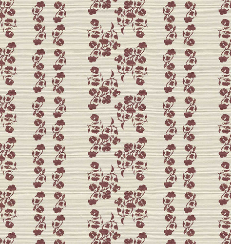 Marisol Stripe Grasscloth Wallpaper Cider Sample