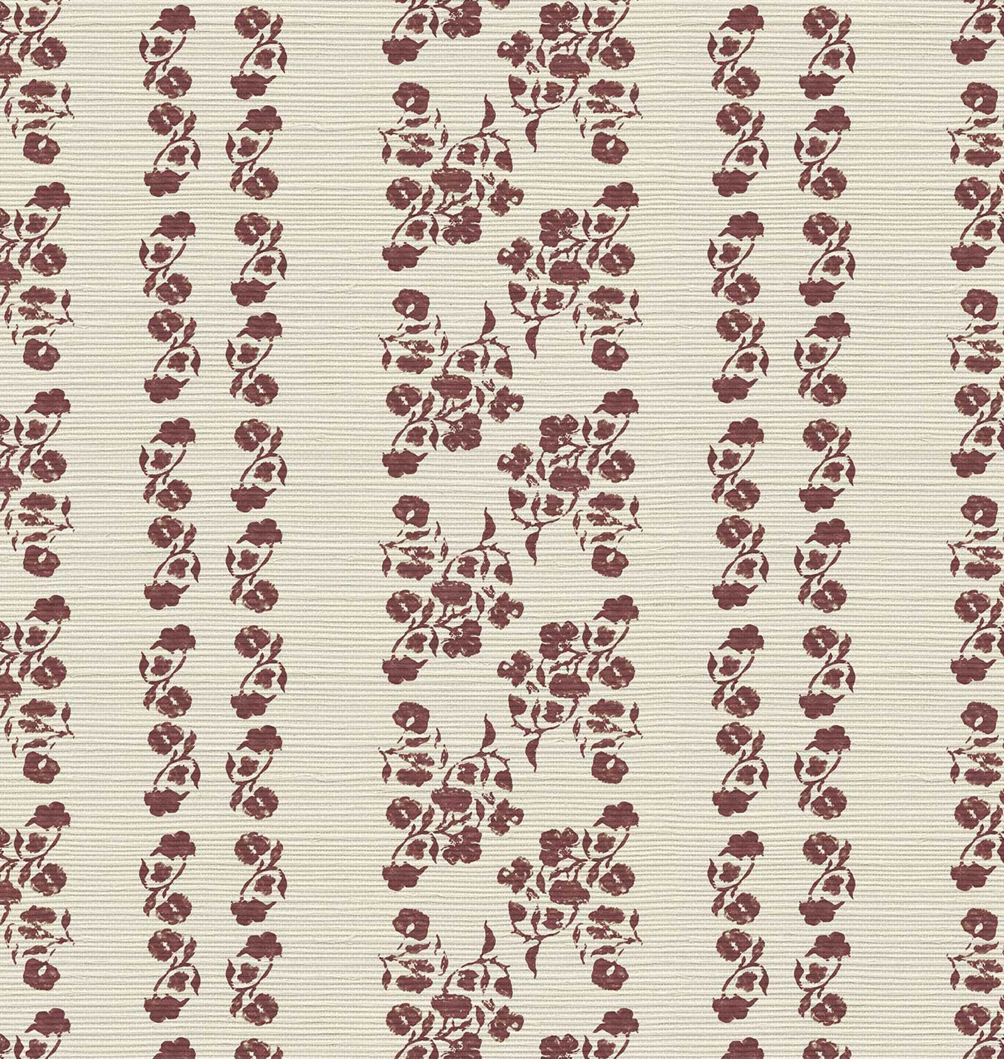 Marisol Stripe Grasscloth Wallpaper Cider Sample