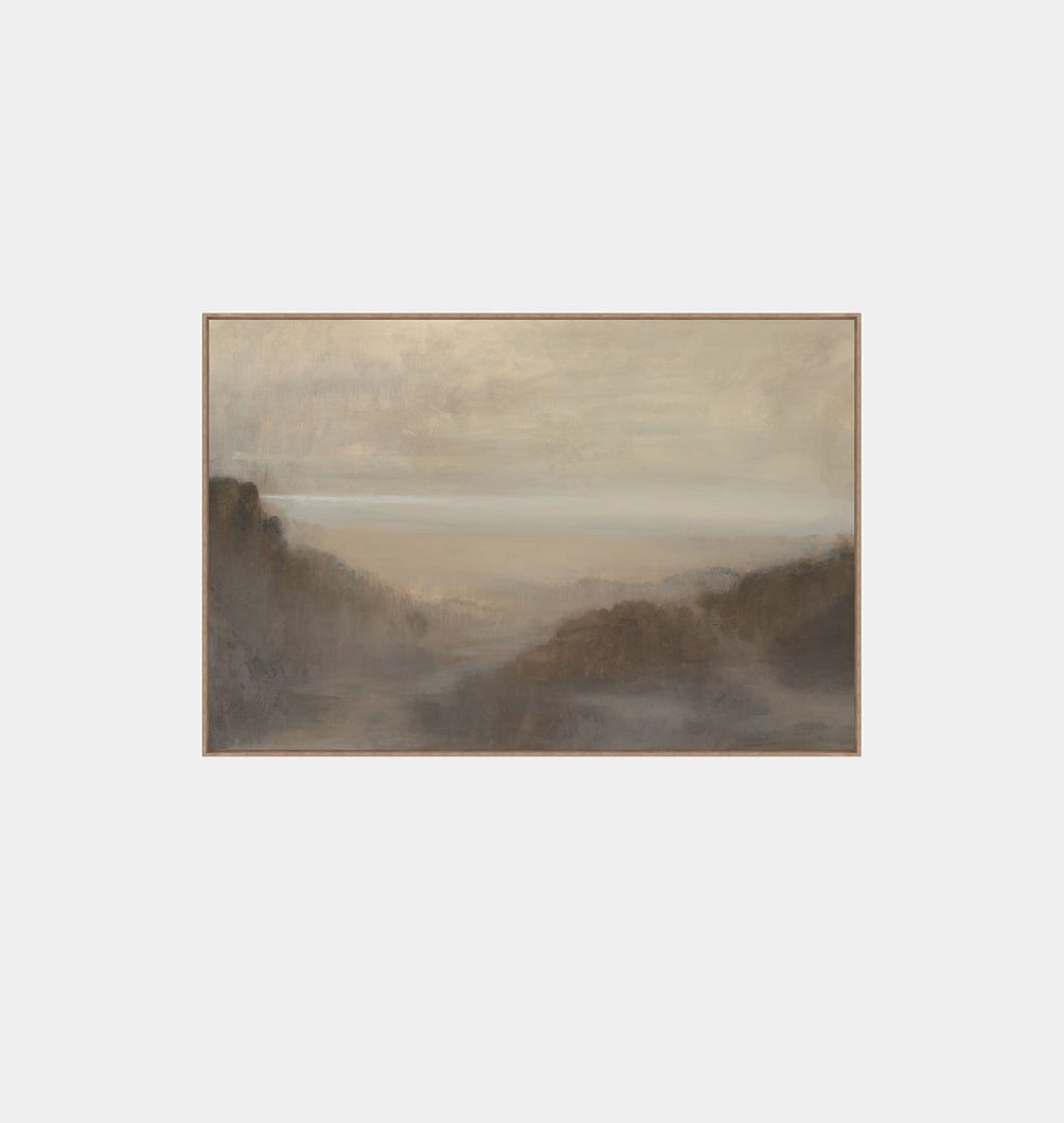 Misty Sea V Framed Print