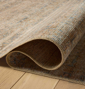 Molly MOL-01 Natural / Denim Area Rug