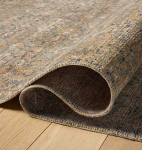 Molly MOL-02 Denim / Gold Area Rug