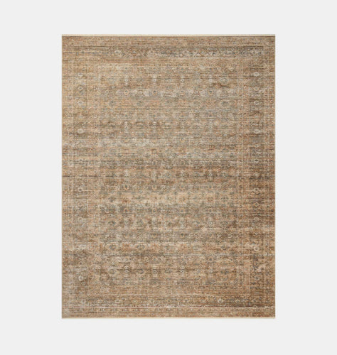 Molly MOL-06 Gold / Blue Area Rug