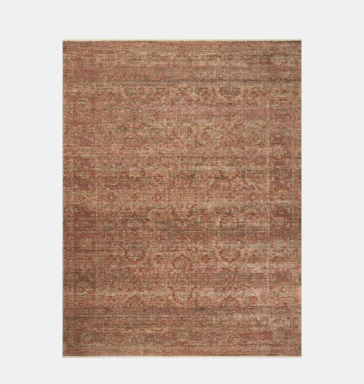 Molly MOL-09 Brick / Bark Area Rug