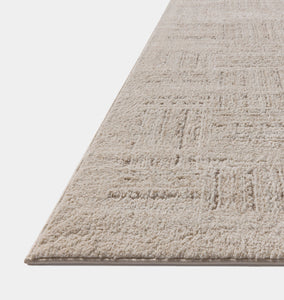 Monty MOT-01 Ivory / Taupe 18" x 18" Sample Rug