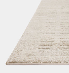 Monty MOT-03 Ivory / Beige 18" x 18" Sample Rug