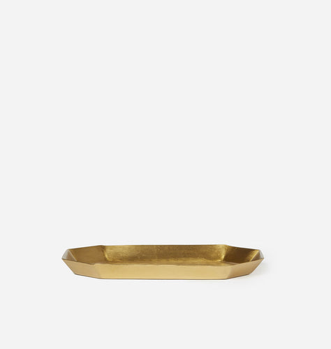 Brass Oval Tray  Shoppe Amber Interiors