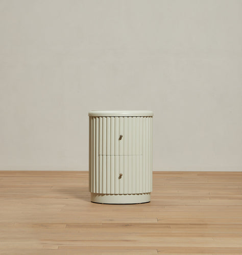 Fluted Nightstand