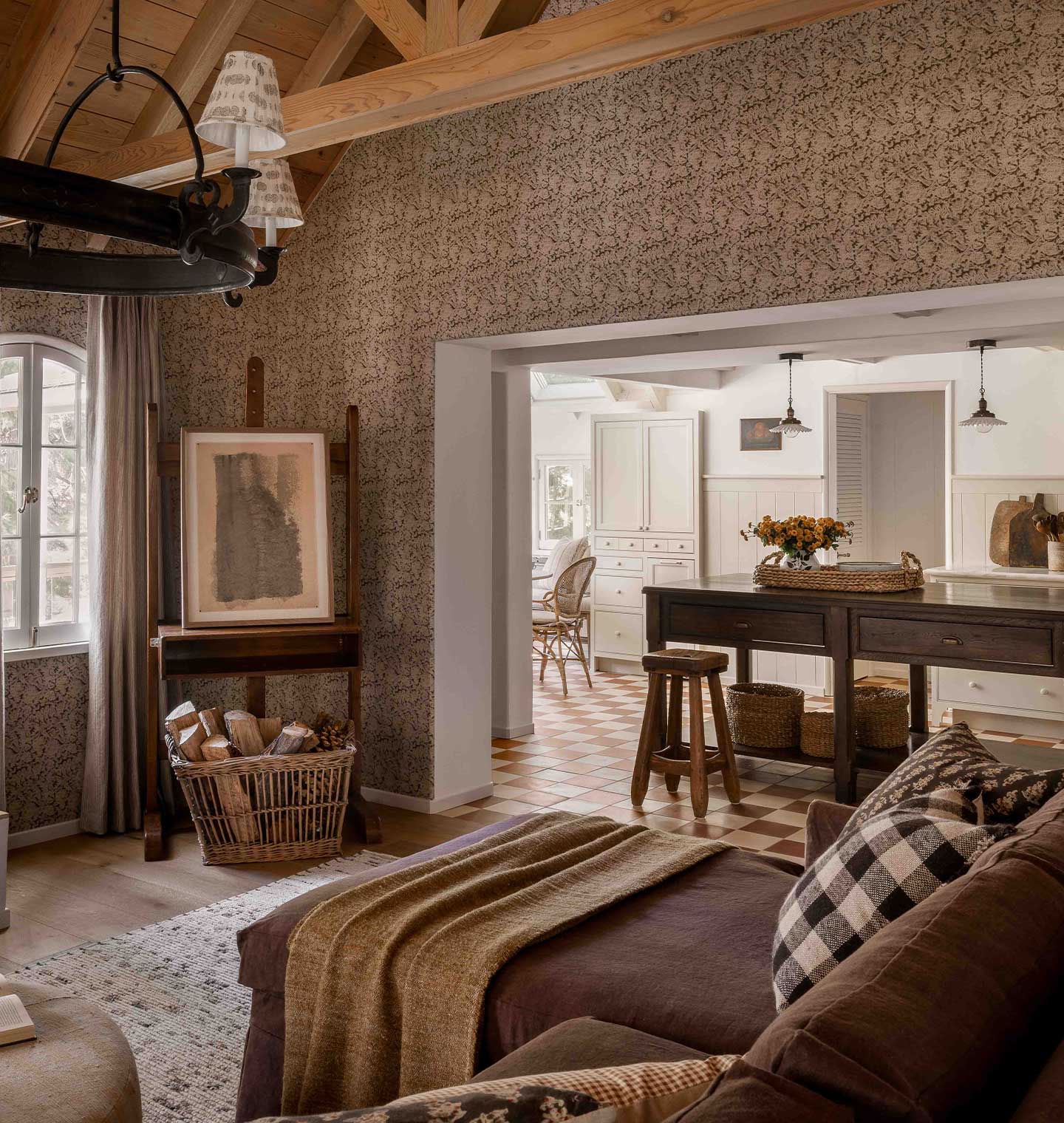 Shoppe Amber Interiors Oak Wallpaper - Thumbnail 5