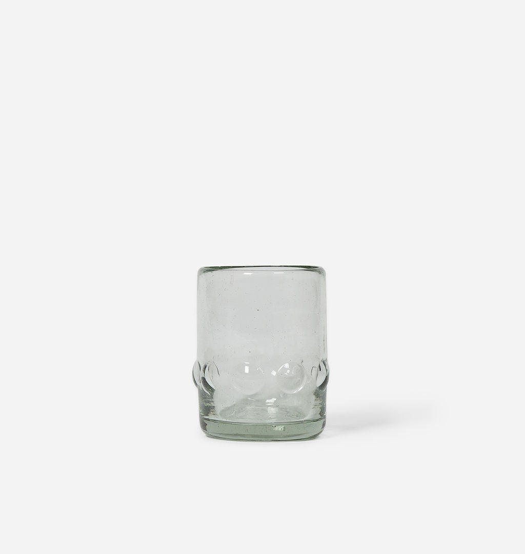 Handblown Dots Glass - Short