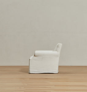 Owen Armchair Stationary Ivory Floor Model