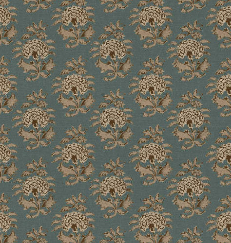 Paisley Wallpaper Cornflower Sample