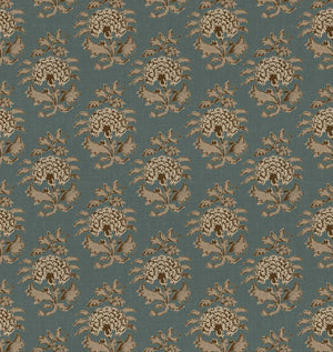 Paisley Wallpaper Cornflower Sample