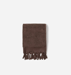 Hand-Loomed Terry Hand Towel Chestnut