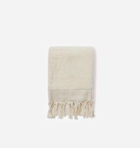 Hand-Loomed Terry Hand Towel Natural