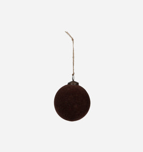 Velvet Holiday Ball Ornament Bordeaux