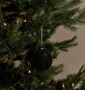 Velvet Holiday Ball Ornament Spruce