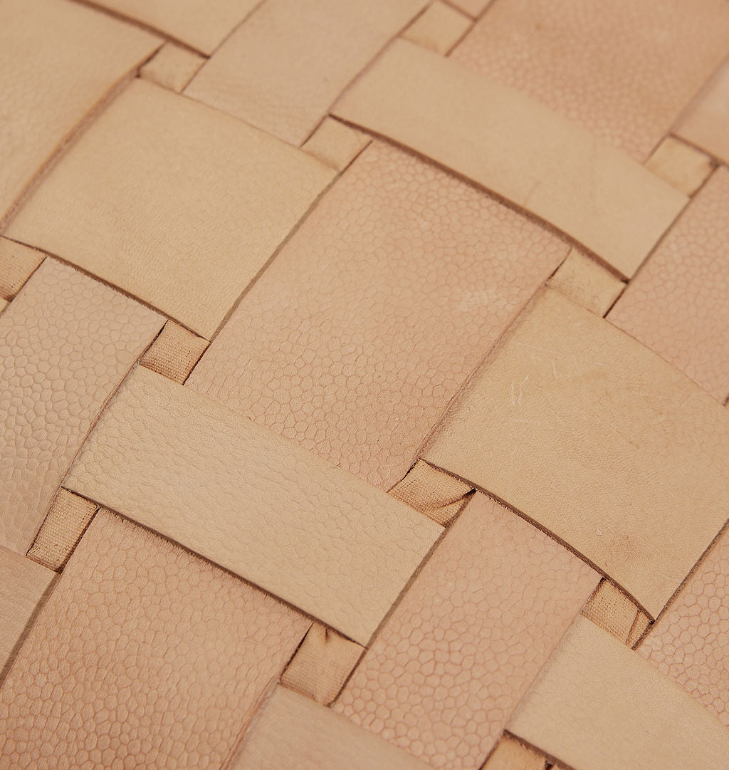 Colca Leather Ottoman | Shoppe Amber Interiors