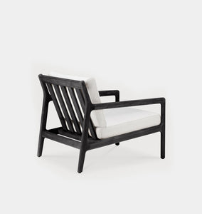 Pallas Outdoor Lounge Chair Off White Black