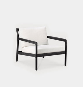 Pallas Outdoor Lounge Chair Off White Black