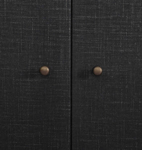 Paula Sideboard Black Linen