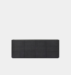 Paula Sideboard Black Linen