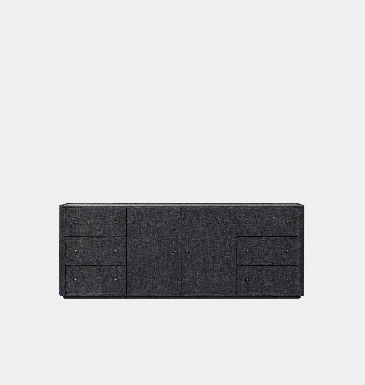 Paula Sideboard Black Linen