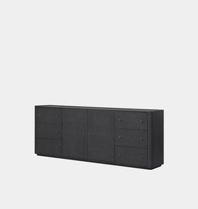 Paula Sideboard Black Linen