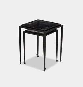 Prescott Cast Glass Nesting Table S/2